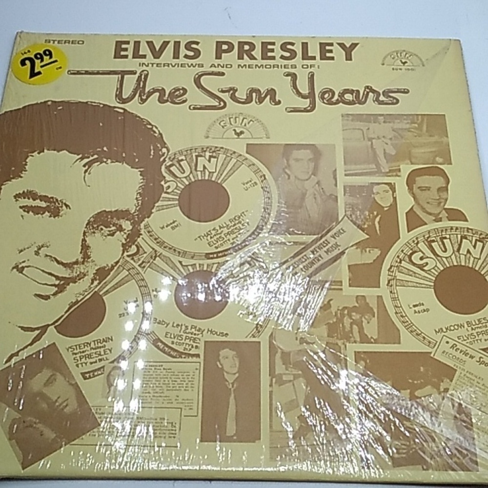 Elvis Presley The Sun Years vinyl album